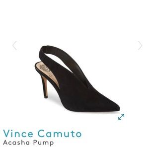 Vince Camuto Black Acasha pump size 8